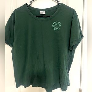 Gymshark green crop top